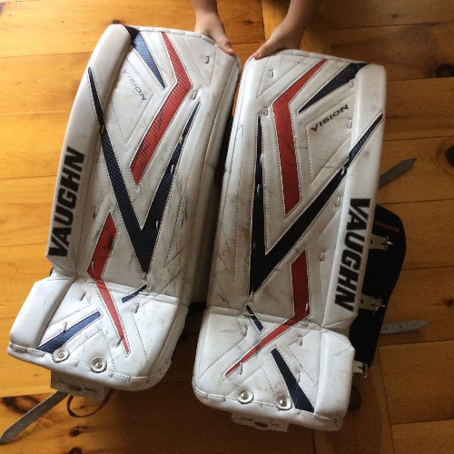 Used goalie pads